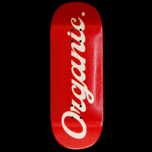 Red "Cursive Logo" Graphic Deck